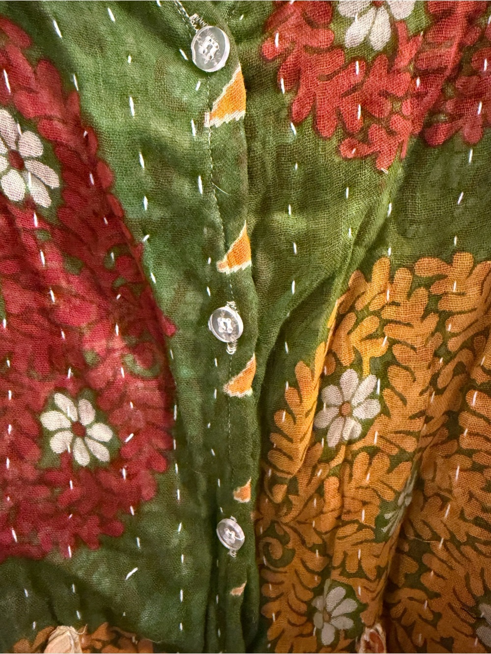 Reversible Kantha Jacket - Picture 5 of 14